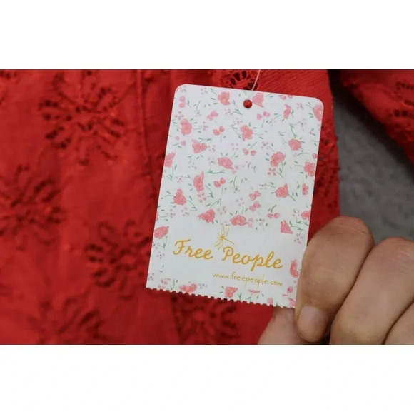 Free People Long Sleeve Semi-Sheer Tunic-Size Large-New with Tags - Picture 4 of 10